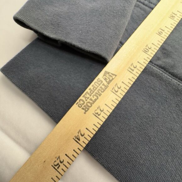 American Giant Hoodie Womens Medium Blue Long Sleeve Zip Up Sweatshirt Adult - Picture 15 of 16